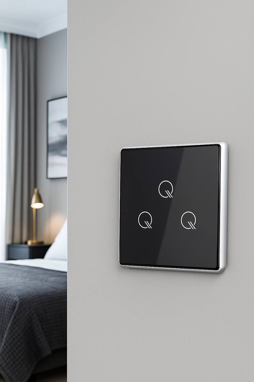 کلید هوشمند سه پل کوییکس هوم